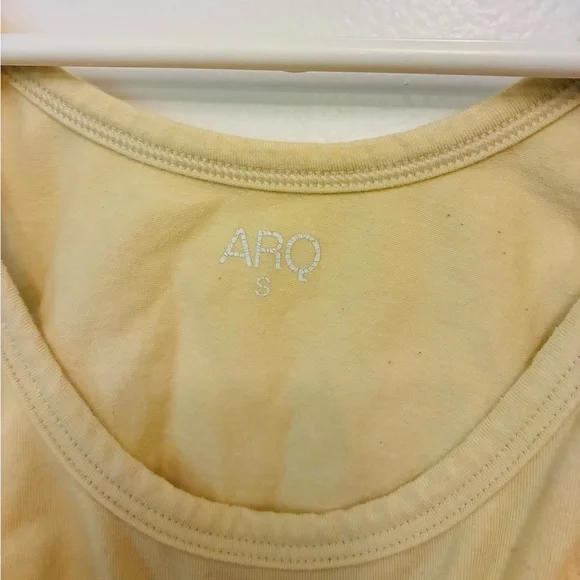 Arq + Dazed But Amazed collab Cropped Tank Top in Yellow size small - Picture 2 of 5